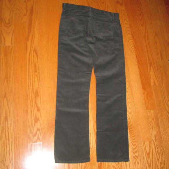 Pre Owned Men's Gap Black Cotton Straight Fit Corduroys Size 31/32 - Picture 4 of 4